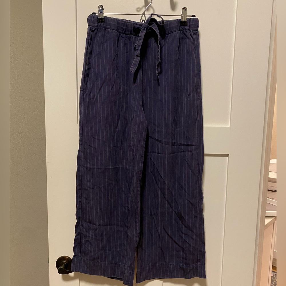 Wide Leg Striped Pants